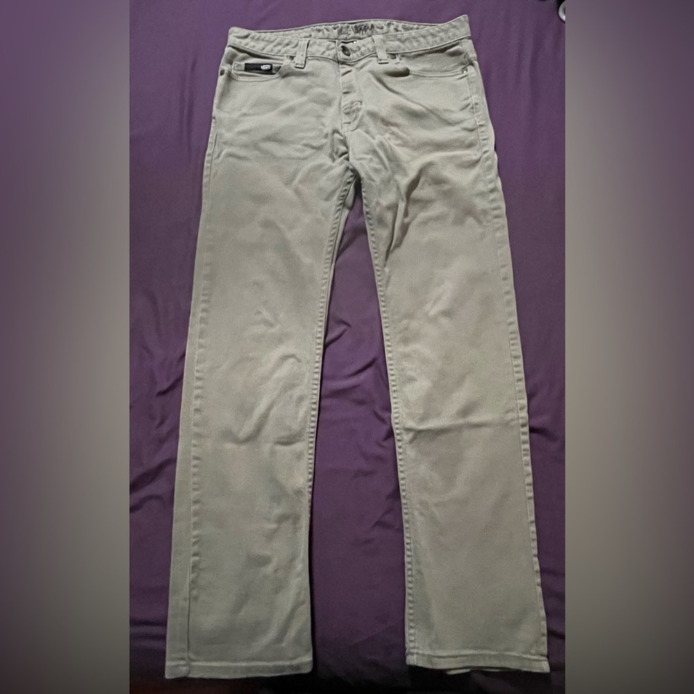 Vans jeans light beige great condition size 30